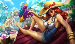 Miss Fortune Curtindo o Verão